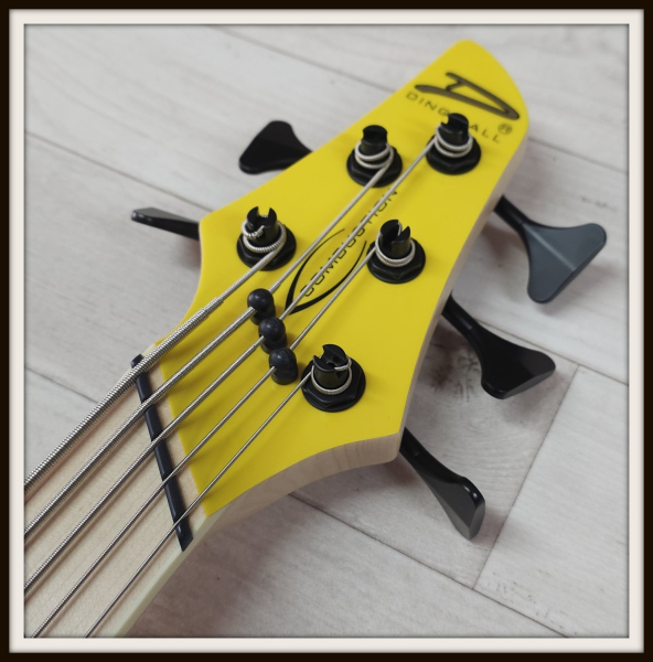 Dingwall NG3 5-String Nolly, Ferrari Yellow LTD, Limited Run